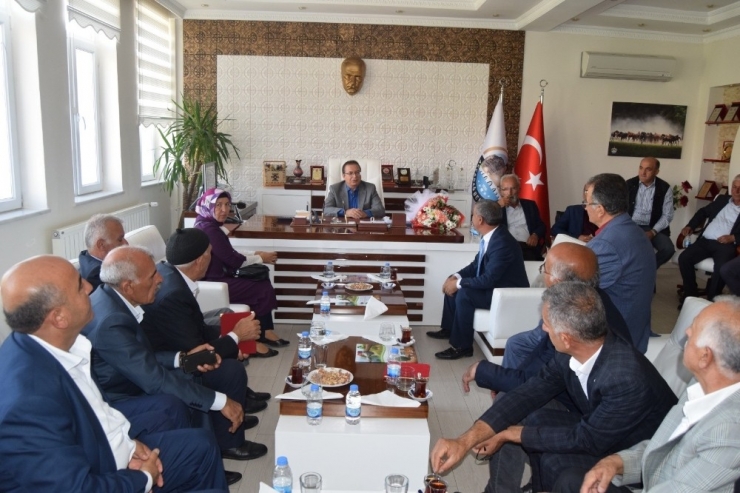 Muhtarlardan Başkan Kazgan’a Ziyaret
