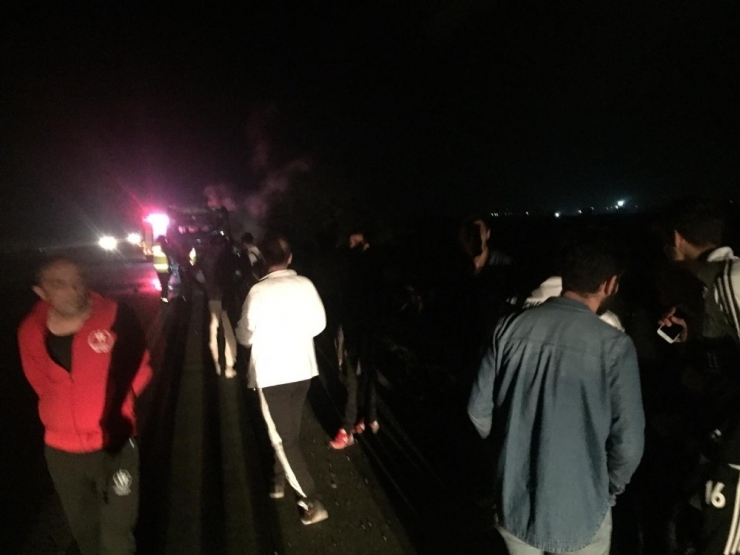 Maçtan Dönen Amatör Takım Ölümden Döndü