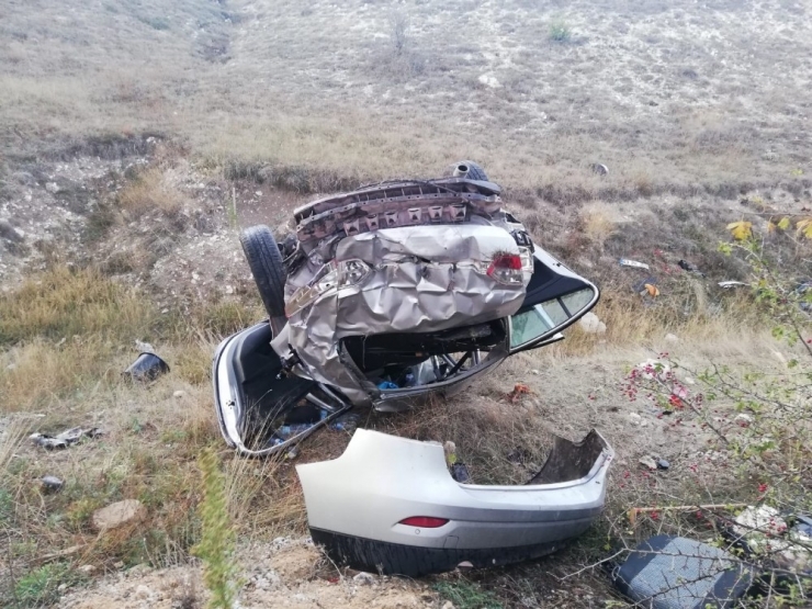 Hurdaya Dönen Araçtan Sağ Çıktılar