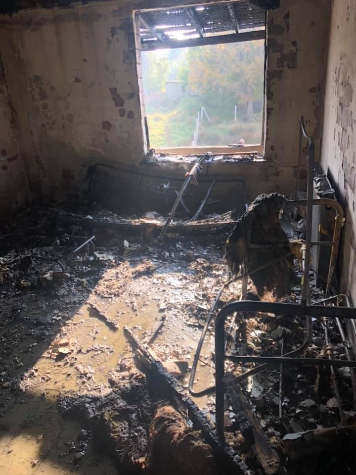 Yangında Bir Ev Küle Döndü