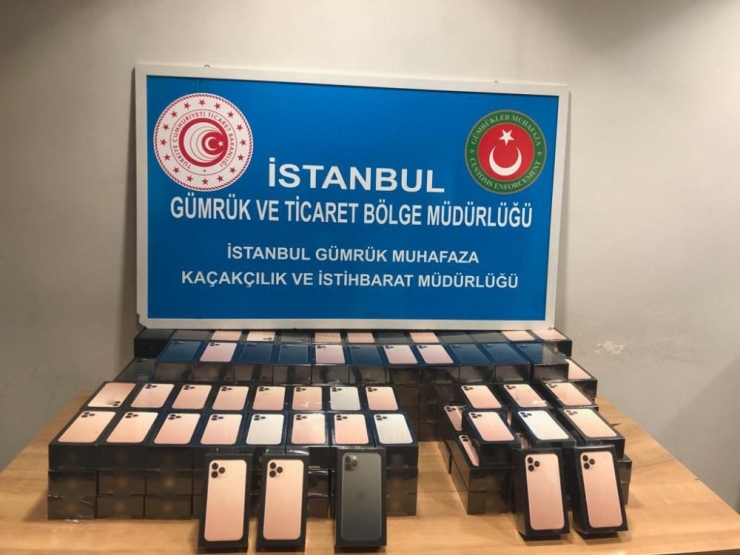 Sabiha Gökçen Havalimanı’nda 179 Adet Cep Telefonu Ele Geçirildi