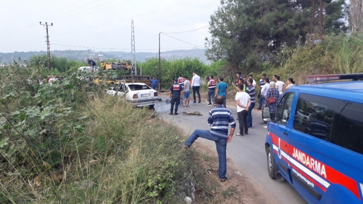 Otomobil Su Kanalına Düştü: 1 Ölü