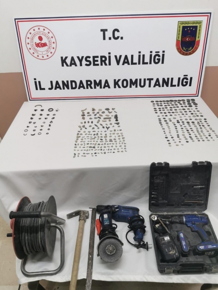 Jandarmadan Tarihi Eser Kaçakçılarına Darbe