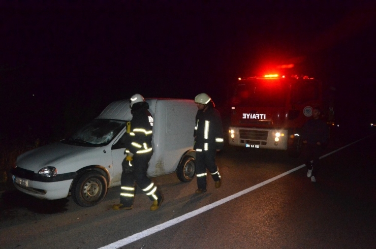 Yardıma Diye Giden Şoförün Arabasında Patlama