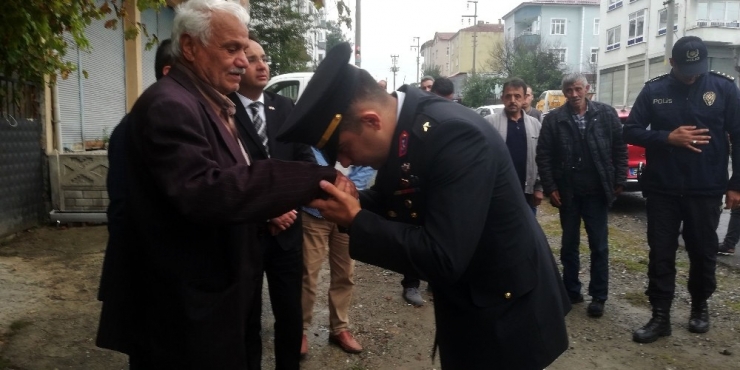 Samsun’a Şehit Ateşi Düştü