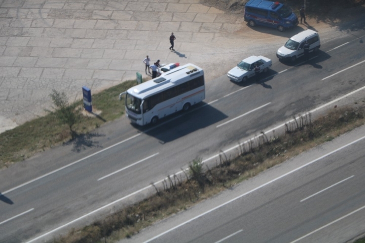 Balıkesir’de Helikopterle Havadan Trafik Denetimi