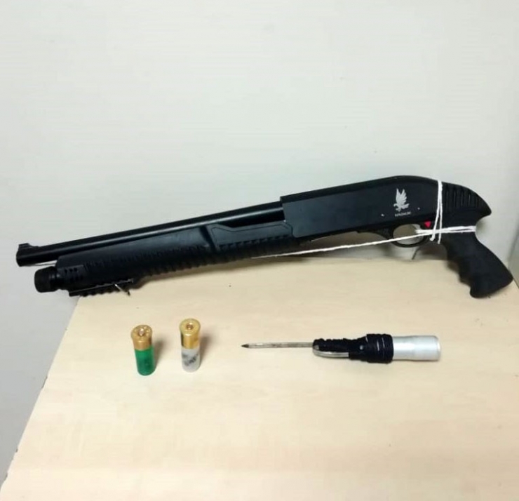 Dur İhtarına Uymayan Sürücü Ruhsatsız Av Tüfeği İle Yakalandı