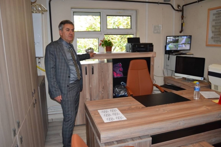 Onarımı Tamamlanan Büyükaçma İlkokuluna Ziyaret