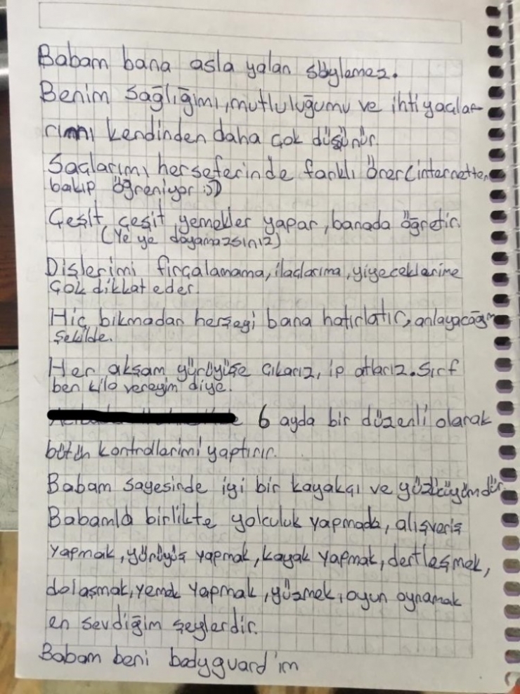 Babayla Yaşamak İsteyen Çocuktan Hakime Duygulandıran Mektup