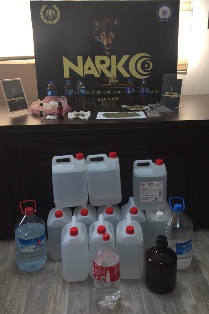Karabük’te Uyuşturucu Ve Kaçak Alkol Operasyonu