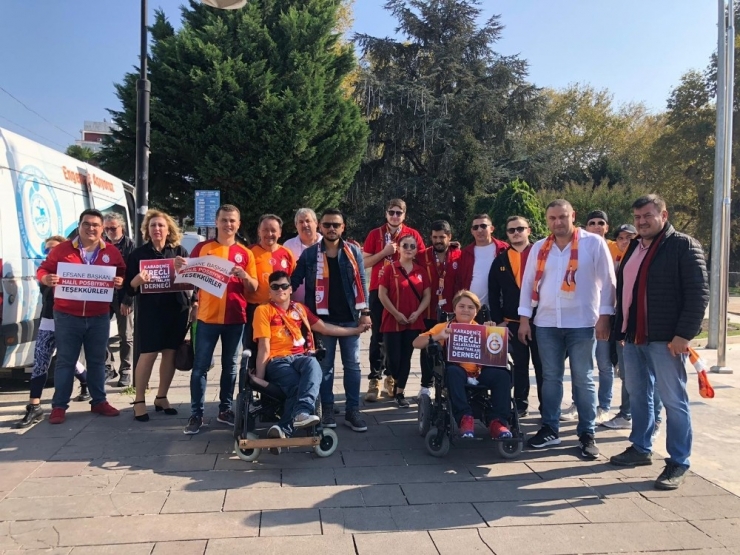 Galatasaray Maçını Tribünlerden İzleyip Hayallerine Kavuştular