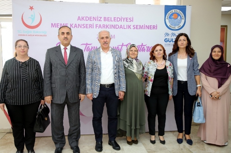 Mersin’de ’Meme Kanseri Farkındalık Semineri’ Düzenlendi