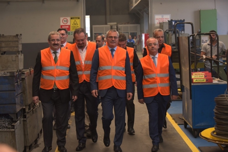 Vali Deniz, Salihli Osb’yi Ziyaret Etti