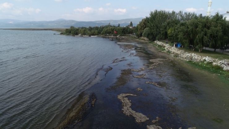 Bursa’da Görenler Şaşırıyor...iznik Gölü 25 Metre Çekildi