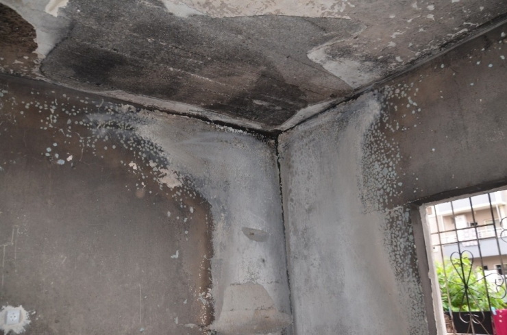 Yanan Evden Komşularının Uyarısıyla Çıktılar