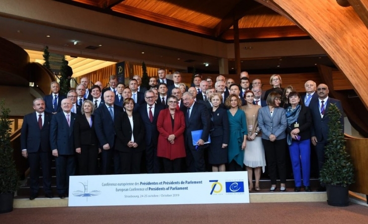 Tbmm Başkanı Şentop, Parlamento Başkanları Konferansı Aile Fotoğrafında