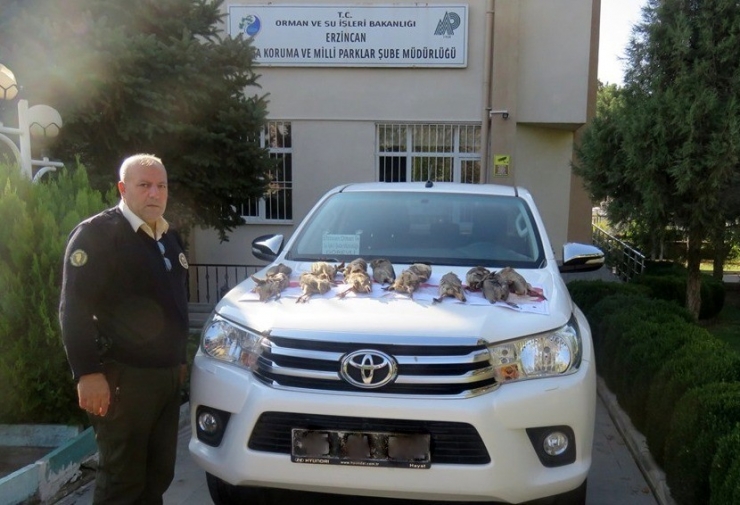 Tercan’da Avlanma Limitlerine Uymayan 2 Avcıya 9 Bin 346 Tl Para Cezası