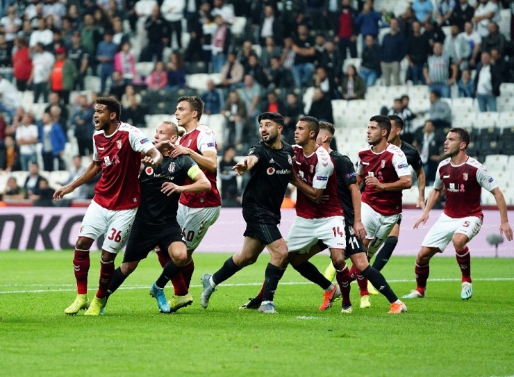 Uefa Avrupa Ligi: Beşiktaş: 0 - Braga: 1 (İlk Yarı)