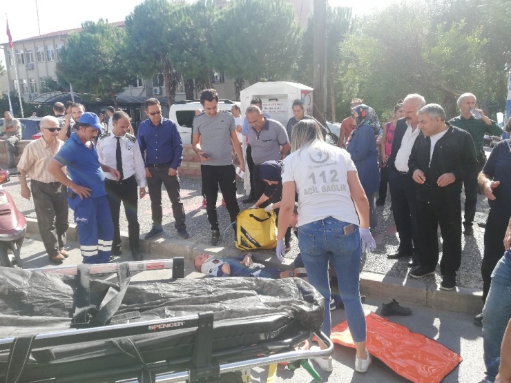 Aydın’da Trafik Kazası; 1 Yaralı