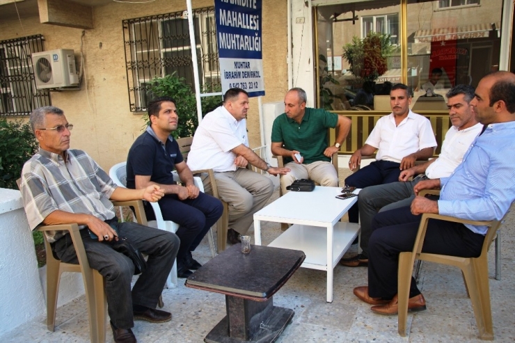 Dicle Elektrik Yetkilileri Muhtar Ziyaretlerini Sürdürüyor