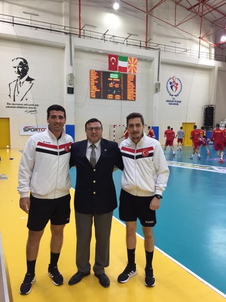 Ispartalı Hakem, Milli Maçta Görev Yaptı