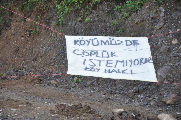 Rize’de Çöp Depolama Alanı Tepkisi