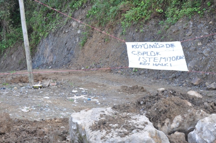 Rize’de Çöp Depolama Alanı Tepkisi