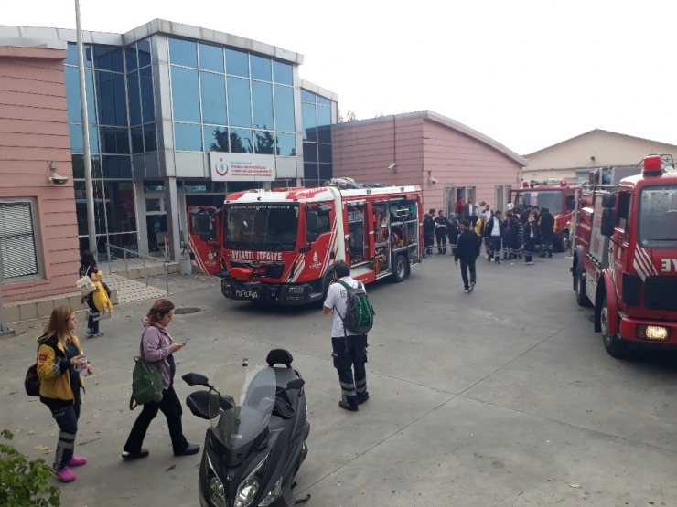 Ambulans Komuta Merkezi’nde Yangın Paniği
