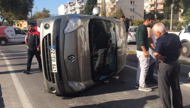 Edirne’de Trafik Kazası: 1 Yaralı