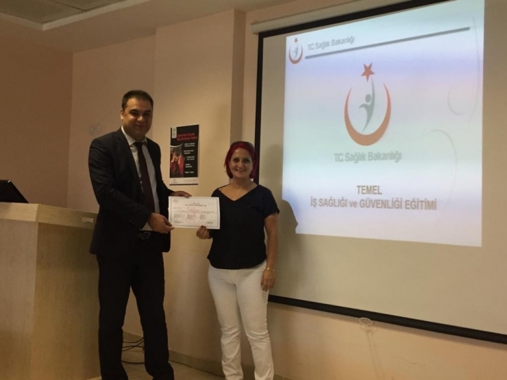 Hastane Çalışanlarına İş Sağlığı Eğitimi Yapıldı