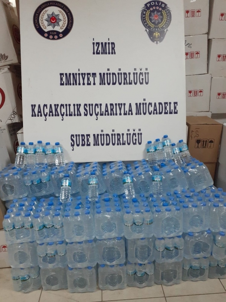 İzmir’de Sahte İçki Operasyonu