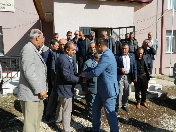 Kaymakam Güven Muhtarlarla Vedalaştı