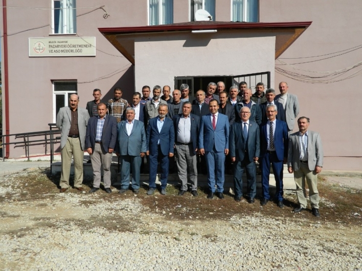 Kaymakam Güven Muhtarlarla Vedalaştı