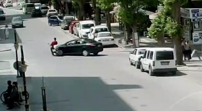 Motosiklet Kazaları Kameralara Yansıdı