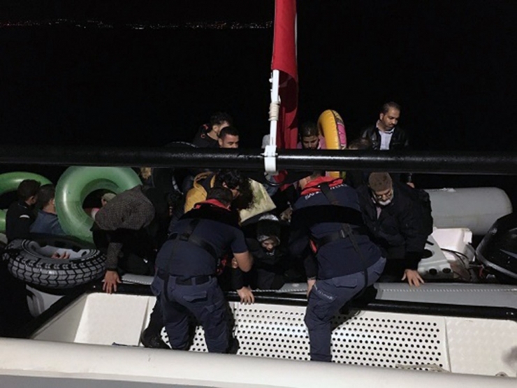 Bodrum’da 54 Göçmen Yakalandı
