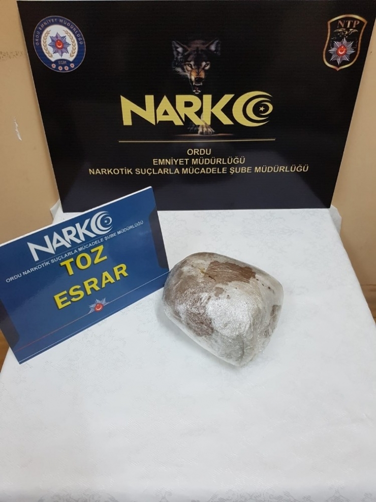 Ordu’da Uyuşturucuya Sıkı Denetim