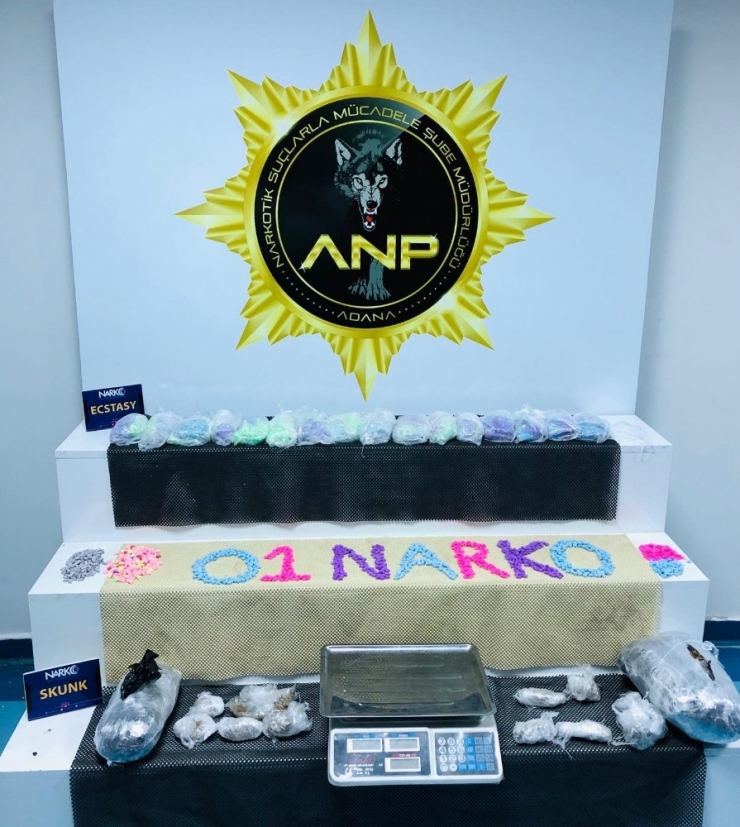 Adana’da Uyuşturucu Hap Operasyonu