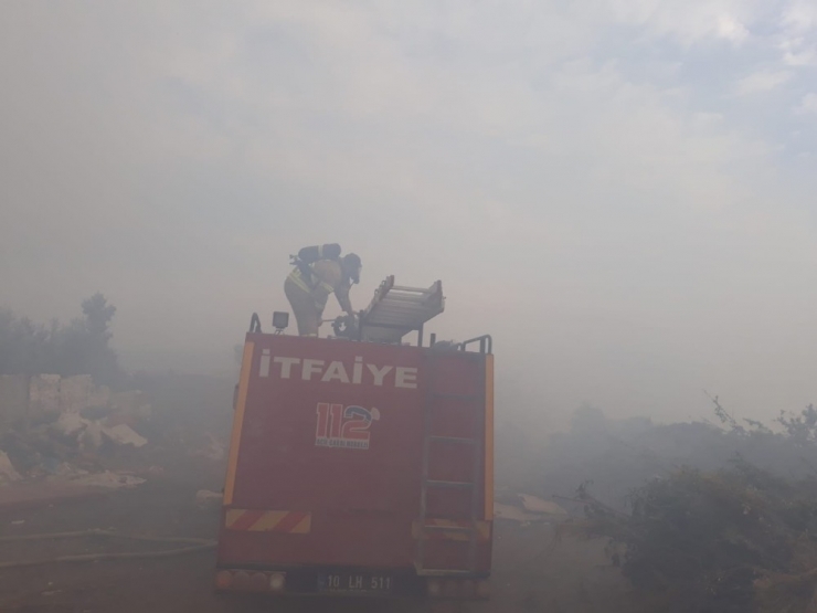 Kazdağları’nda Korkutan Yangın
