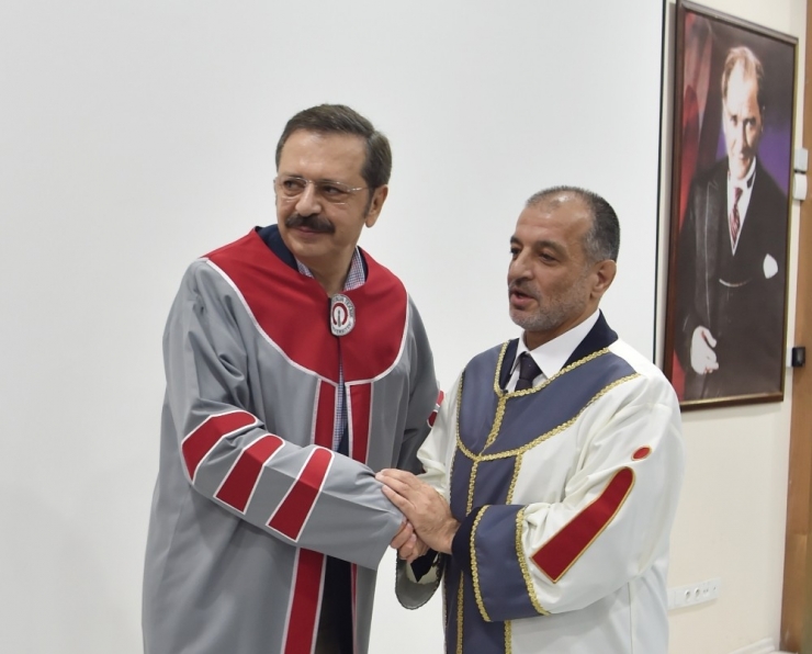 İskenderun Teknik Üniversitesi’nden, Tobb Başkanı Hisarcıklıoğlu’na Fahri Doktora