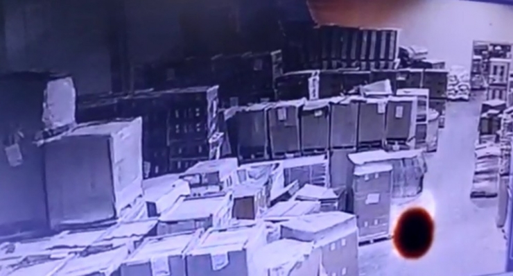 Konya’daki Fabrika Yangının Çıkış Anı Güvenlik Kamerasında