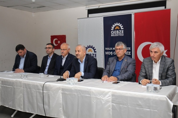 Gebze’de ‘Mahalle Meclisleri’ Devam Ediyor