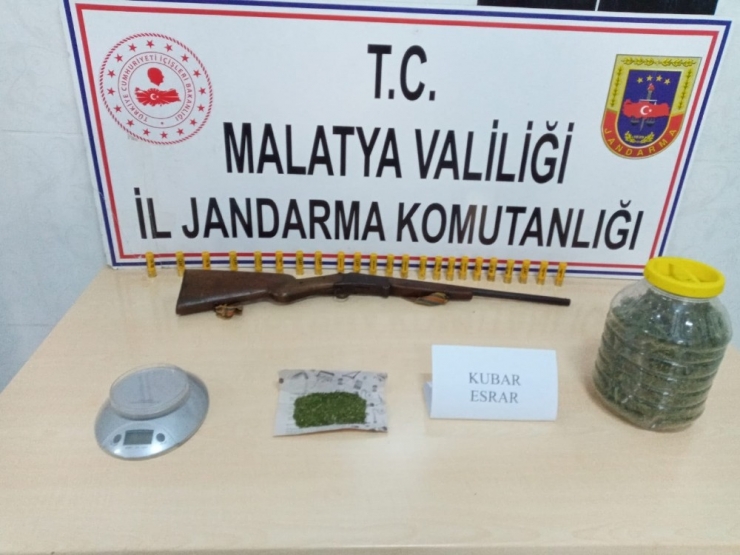 Malatya’da Jandarmadan Esrar Operasyonu