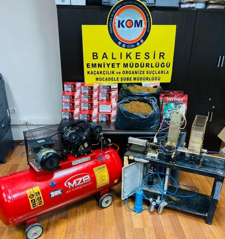 Bandırma’da Sahte İçki Ve Kaçak Tütün Operasyonu