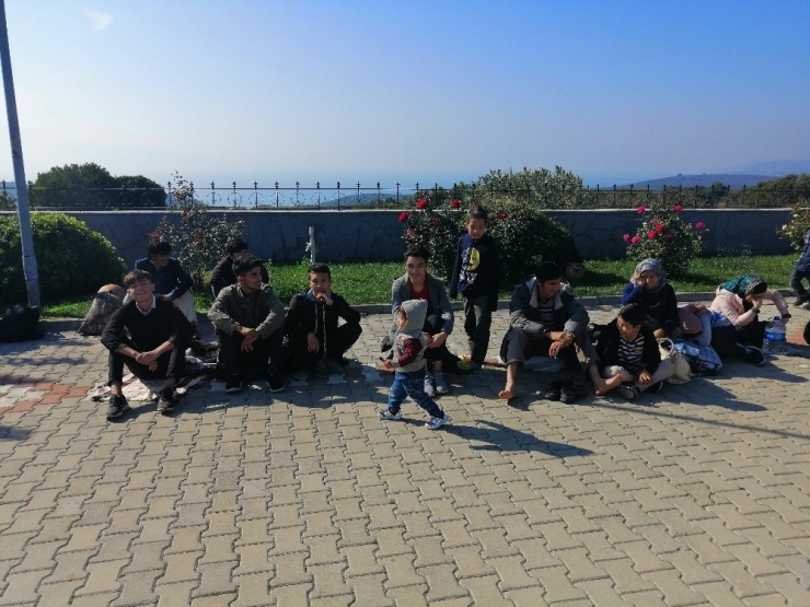 Çanakkale’de 36 Mülteci Yakalandı