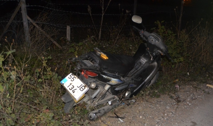 Motosikletten Düşen Şahıs Yaralandı