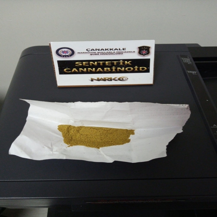Çanakkale’de Uyuşturucu Operasyonu: 2 Tutuklama