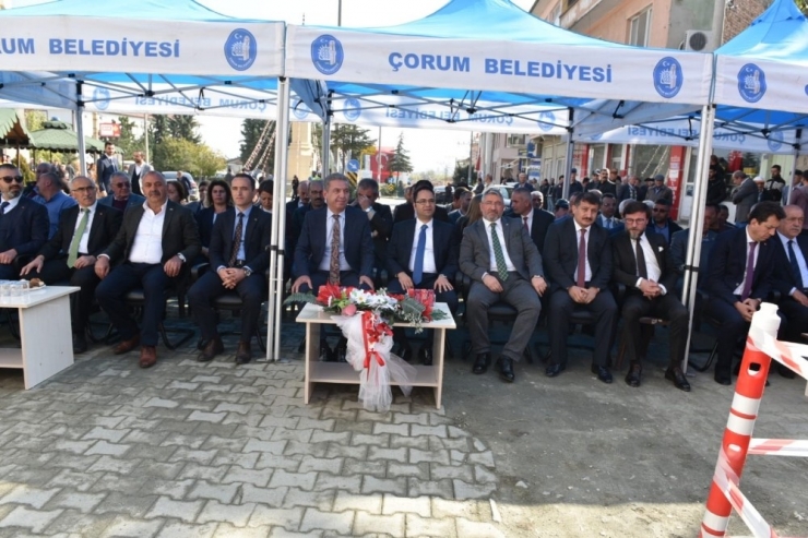 Mecitözü’ne İlk Doğalgaz Verildi