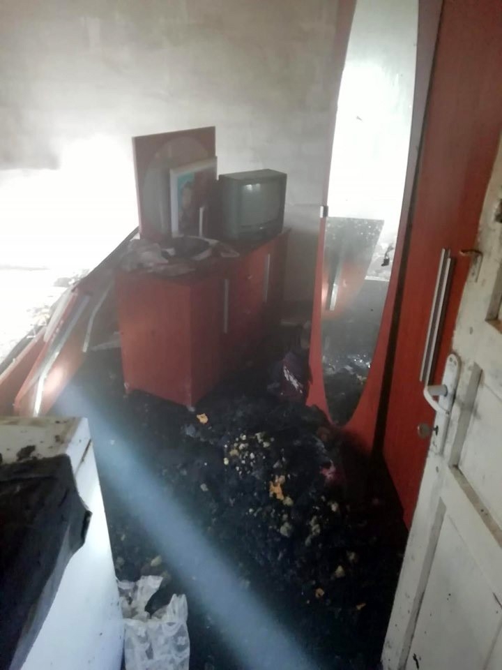 Amasya’da Ev Yangını