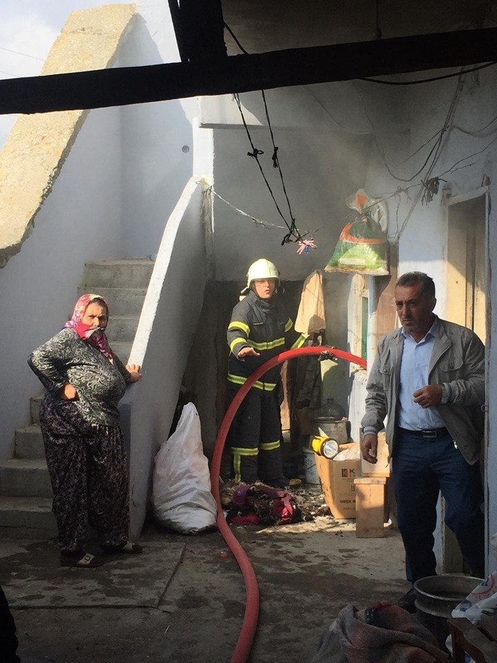 Amasya’da Ev Yangını