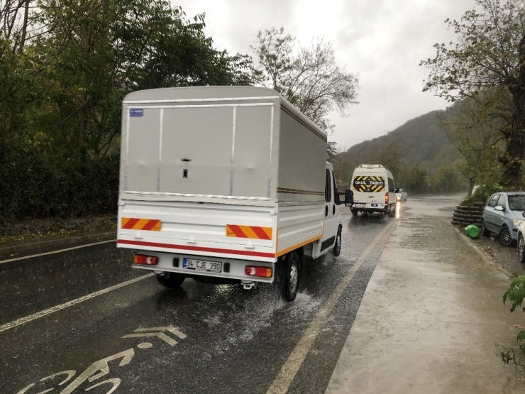 Beykoz’da Yollar Gölete Döndü